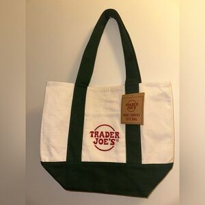 Trader Joe’s mini canvas tote bag